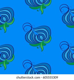 Endless abstract pattern. Background texture.  Vector illustration.