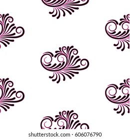 Endless abstract pattern. Background texture.  Vector illustration.