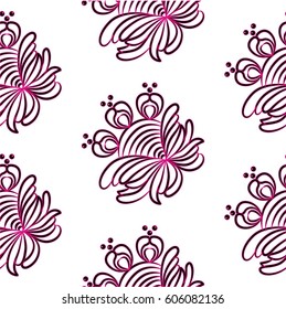 Endless abstract pattern. Background texture.  Vector illustration.