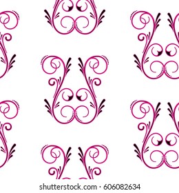 Endless abstract pattern. Background texture.  Vector illustration.