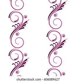 Endless abstract pattern. Background texture.  Vector illustration.