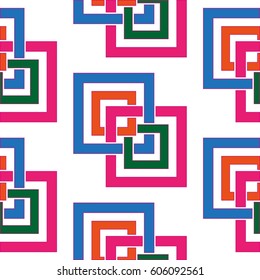 Endless abstract pattern. Background texture.  Vector illustration.