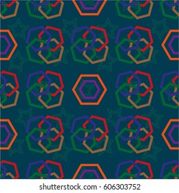 Endless abstract pattern. Background texture.  Vector illustration.