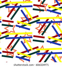 Endless abstract pattern. Background texture.  Vector illustration.