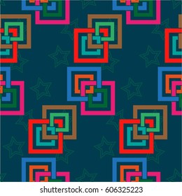Endless abstract pattern. Background texture.  Vector illustration.