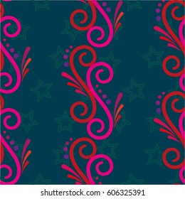 Endless abstract pattern. Background texture.  Vector illustration.