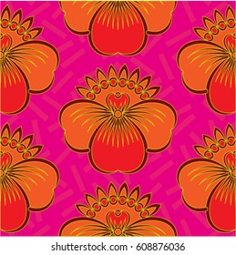 Endless abstract pattern. Background texture.  Vector illustration.