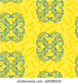 Endless abstract pattern. Background texture.  Vector illustration.