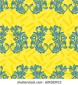 Endless abstract pattern. Background texture.  Vector illustration.