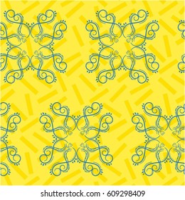 Endless abstract pattern. Background texture.  Vector illustration.