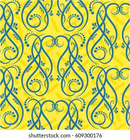 Endless abstract pattern. Background texture.  Vector illustration.