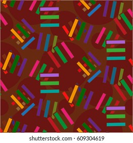 Endless abstract pattern. Background texture.  Vector illustration.