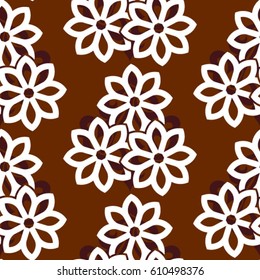 Endless abstract pattern. Background texture.  Vector illustration.