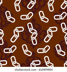 Endless abstract pattern. Background texture.  Vector illustration.