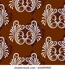 Endless abstract pattern. Background texture.  Vector illustration.