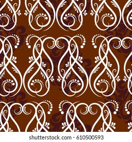 Endless abstract pattern. Background texture.  Vector illustration.