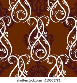 Endless abstract pattern. Background texture.  Vector illustration.