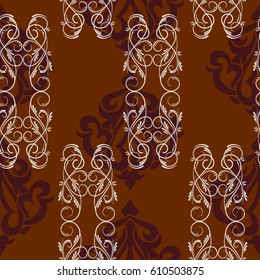 Endless abstract pattern. Background texture.  Vector illustration.