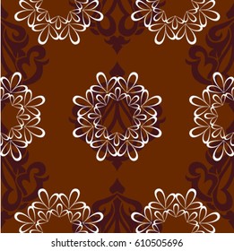 Endless abstract pattern. Background texture.  Vector illustration.