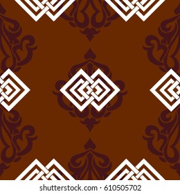 Endless abstract pattern. Background texture.  Vector illustration.