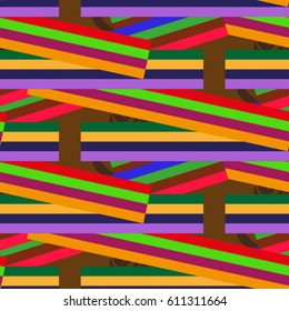 Endless abstract pattern. Background texture.  Vector illustration.
