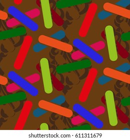 Endless abstract pattern. Background texture.  Vector illustration.