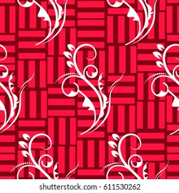 Endless abstract pattern. Background texture.  Vector illustration.