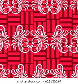 Endless abstract pattern. Background texture.  Vector illustration.