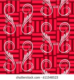 Endless abstract pattern. Background texture.  Vector illustration.