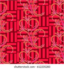 Endless abstract pattern. Background texture.  Vector illustration.