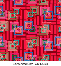 Endless abstract pattern. Background texture.  Vector illustration.