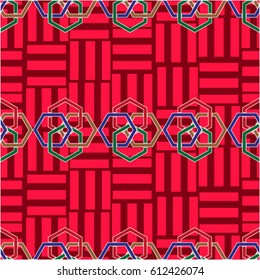Endless abstract pattern. Background texture.  Vector illustration.