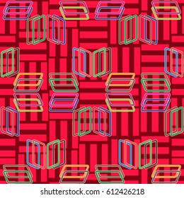 Endless abstract pattern. Background texture.  Vector illustration.