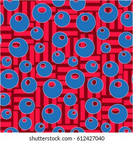 Endless abstract pattern. Background texture.  Vector illustration.