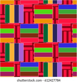 Endless abstract pattern. Background texture.  Vector illustration.