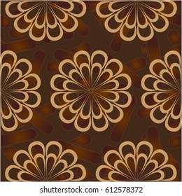 Endless abstract pattern. Background texture.  Vector illustration.