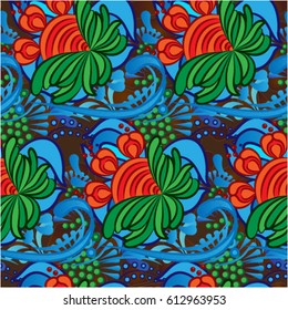 Endless abstract pattern. Background texture.  Vector illustration.