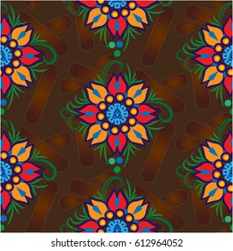 Endless abstract pattern. Background texture.  Vector illustration.