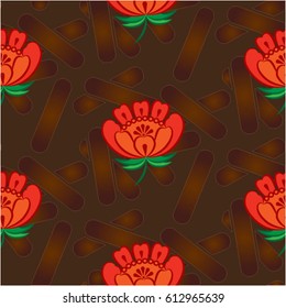 Endless abstract pattern. Background texture.  Vector illustration.