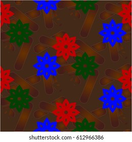 Endless abstract pattern. Background texture.  Vector illustration.