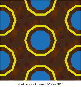 Endless abstract pattern. Background texture.  Vector illustration.