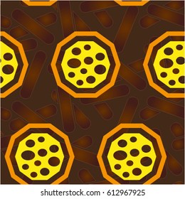 Endless abstract pattern. Background texture.  Vector illustration.
