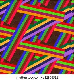 Endless abstract pattern. Background texture.  Vector illustration.