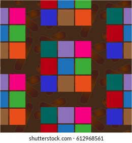 Endless abstract pattern. Background texture.  Vector illustration.