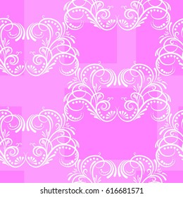 Endless abstract pattern. Background texture.  Vector illustration.