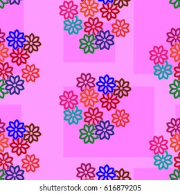 Endless abstract pattern. Background texture.  Vector illustration.