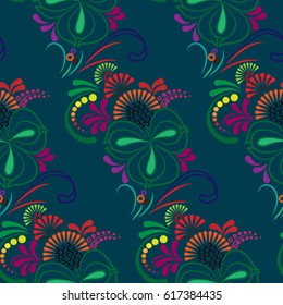 Endless abstract pattern. Background texture.  Vector illustration.