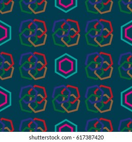 Endless abstract pattern. Background texture.  Vector illustration.