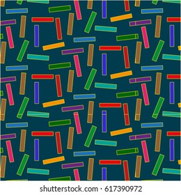 Endless abstract pattern. Background texture.  Vector illustration.