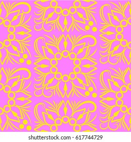 Endless abstract pattern. Background texture.  Vector illustration.